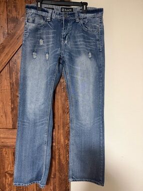 CJ Black Men Low Rise Bootcut Jeans 34x34